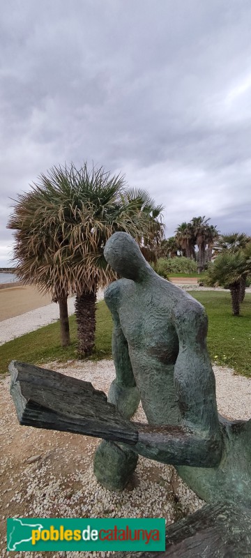 L'Ampolla - Escultura <i>El lector de l'Odissea</i>