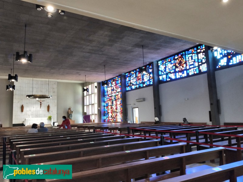 Barcelona - Església Verge de la Pau (Foto: Anna Corcoll, 2020) Barcelona - Església Verge de la Pau