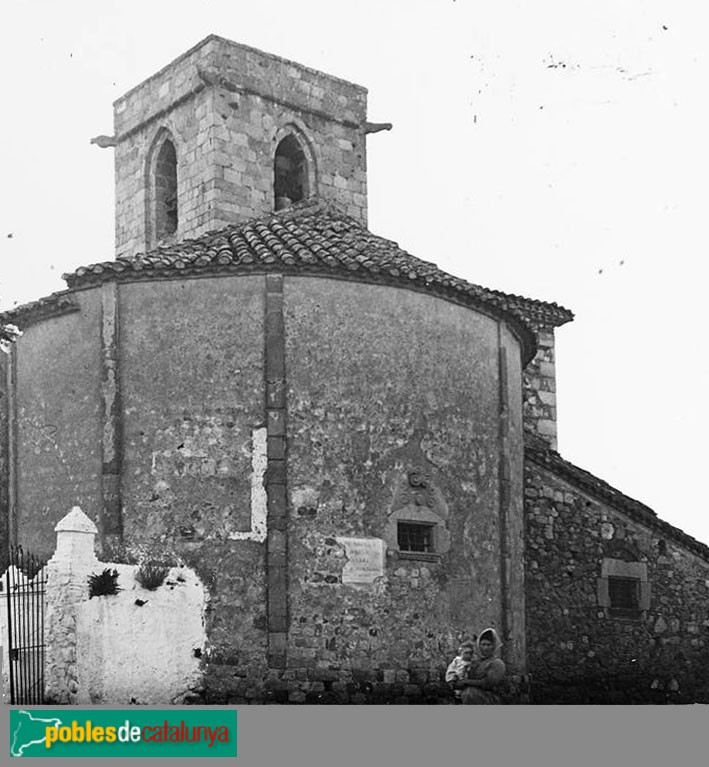 Montornès del Vallès - Església de Sant Sadurní (Foto: Josep Salvany -Fons Salvany. Biblioteca de Catalunya-, 1912) Montornès del Vallès - Església de Sant Sadurní