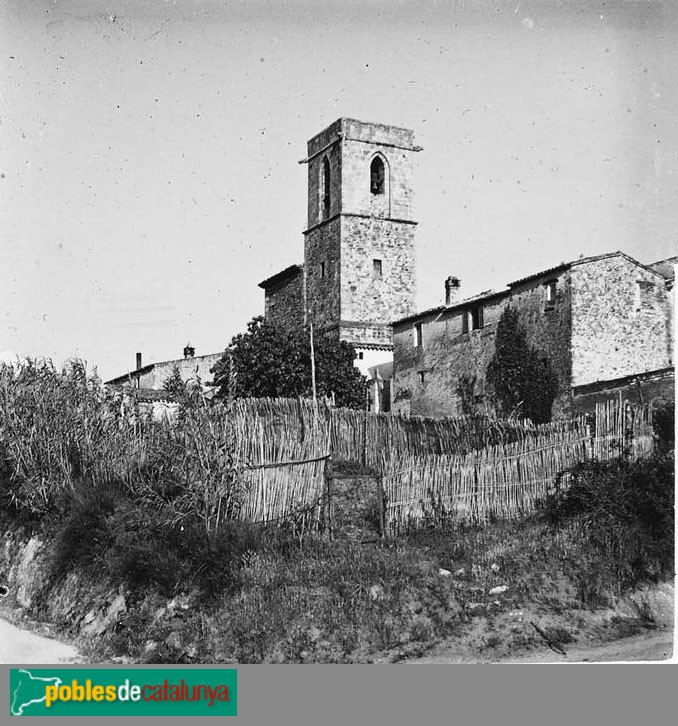 Montornès del Vallès - Església de Sant Sadurní (Foto: Josep Salvany -Fons Salvany. Biblioteca de Catalunya-, 1912) Montornès del Vallès - Església de Sant Sadurní