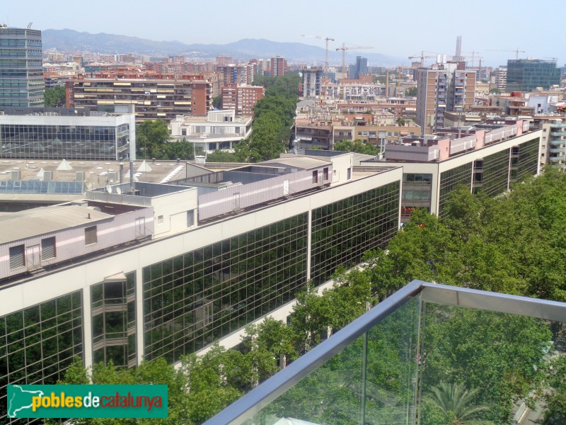 Centre Comercial Glòries, des de l'hotel Hoxton (Foto: Sergi Suárez, 2022) Centre Comercial Glòries, des de l'hotel Hoxton