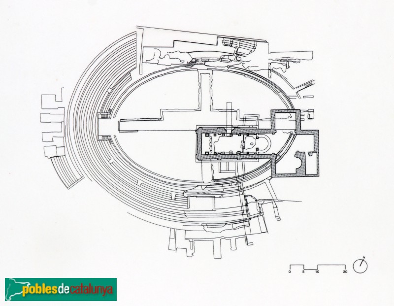 Tarragona - Santa Maria del Miracle. Cartell in situ Tarragona - Santa Maria del Miracle. Cartell in situ