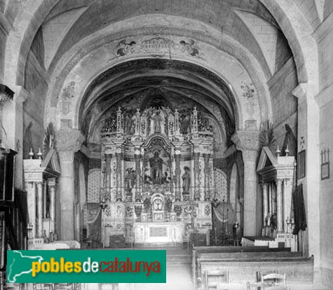 Sant Celoni - Església de Sant Martí (Foto: <i>Manuel Genovart -Arxiu fotogràfic Centre Excursionista de Catalunya-</i>, 1920-35) Sant Celoni - Església de Sant Martí