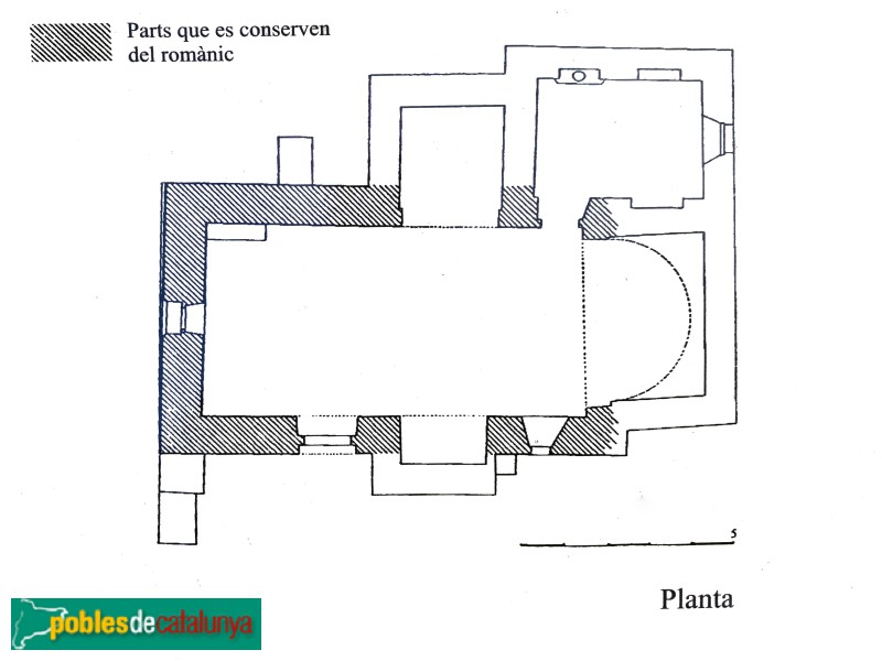 Das - Sant Iscle i Santa Victòria de Sanavastre. Planta Das - Sant Iscle i Santa Victòria de Sanavastre. Planta