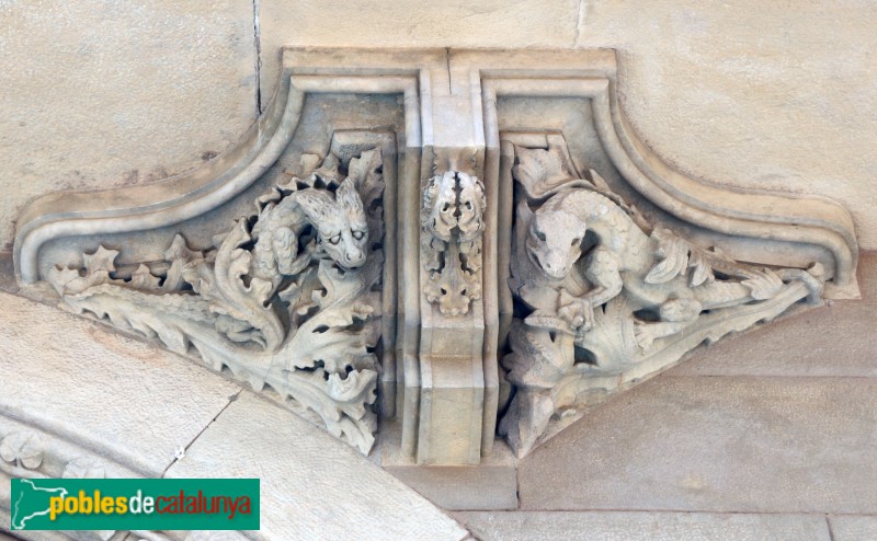 Vic - Casa Costa. Detall (Foto: Albert Esteves, 2022) Vic - Casa Costa. Detall