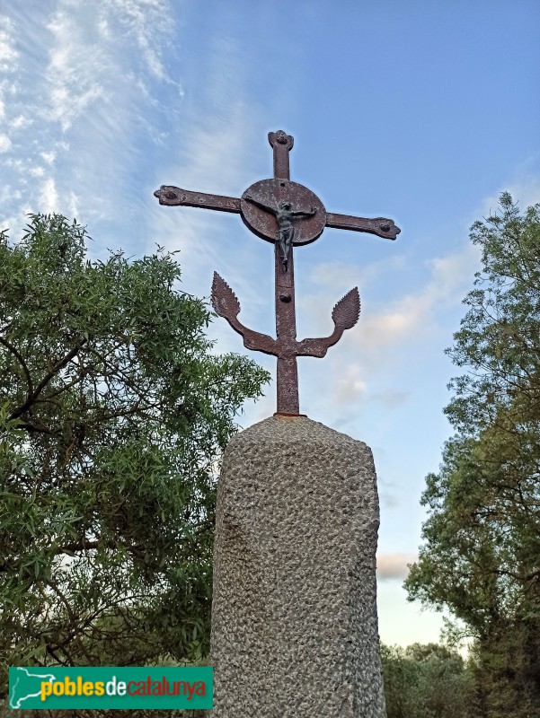 Cistella - Creu de terme (Foto: Gas Mountain, 2022) Cistella - Creu de terme