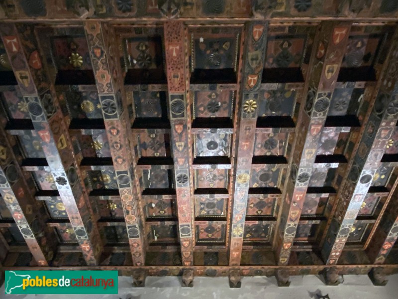 Tarragona - Catedral. Enteixinat de la sagristia (Foto: Albert Esteves, 2022) Tarragona - Catedral. Enteixinat de la sagristia