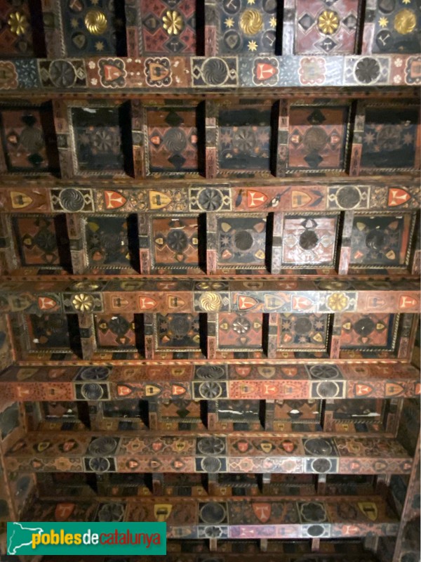 Tarragona - Catedral. Enteixinat de la sagristia (Foto: Albert Esteves, 2022) Tarragona - Catedral. Enteixinat de la sagristia