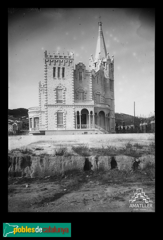 Barcelona - Av. Tibidabo, 23-25 (Foto: Institut Amatller d'Art Hispànic -foto Arxiu Mas B-1201 / 1906-, 2022) Barcelona - Av. Tibidabo, 23-25