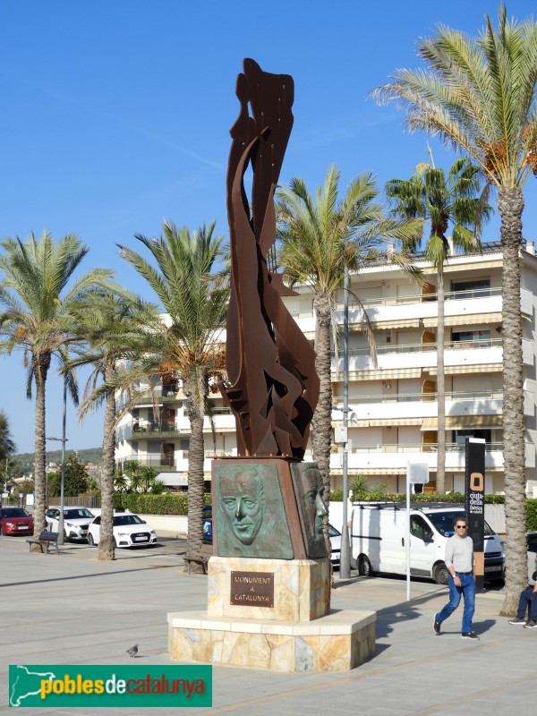 Calafell - Monument a Catalunya (Foto: Valentí Pons, 2022) Calafell - Monument a Catalunya