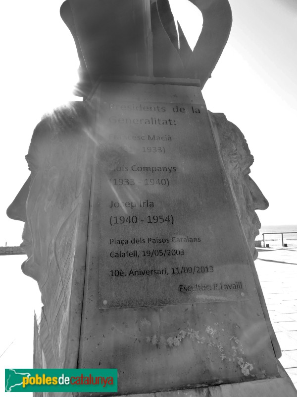 Calafell - Monument a Catalunya (Foto: Valentí Pons, 2022) Calafell - Monument a Catalunya