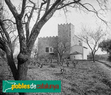 Les Franqueses del Vallès - Torre de Seva (Castell de Marata) (Foto: <i>Marcel·lí Gausachs-Arxiu Centre Excursionista de Catalunya-</i>, 1915-30) Les Franqueses del Vallès - Torre de Seva (Castell de Marata)