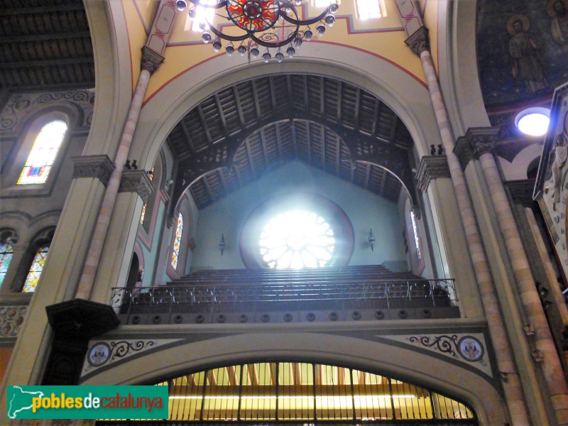 Barcelona - Església de Santa Maria de Montalegre (Foto: Vicent Miralles, 2023) Barcelona - Església de Santa Maria de Montalegre