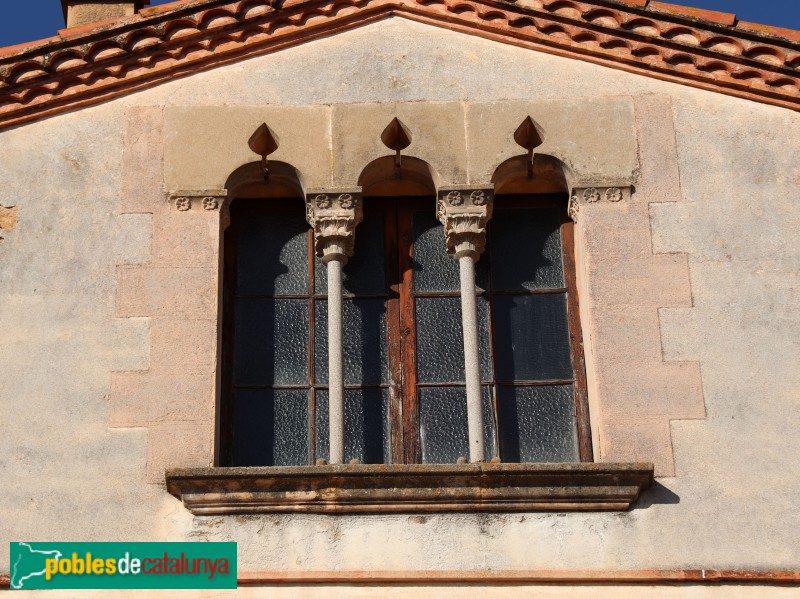 L'Ametlla del Vallès - Conjunt de cases Banyó. Detall