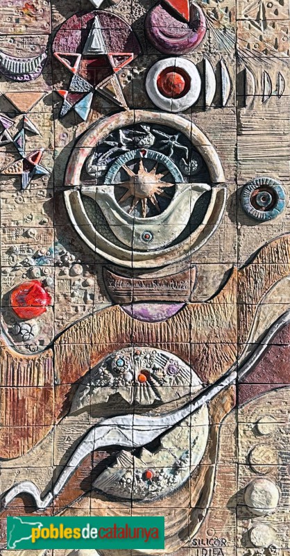 Barcelona - Mosaics del carrer Buenos Aires, 50 (Foto: Albert Esteves, 2023) Barcelona - Mosaics del carrer Buenos Aires, 50
