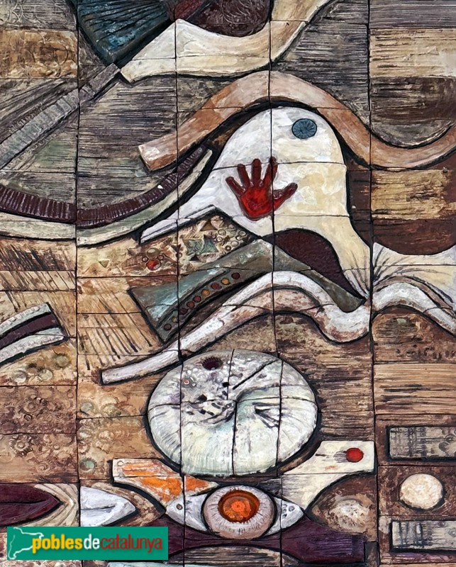 Barcelona - Mosaics del carrer Buenos Aires, 50 (Foto: Albert Esteves, 2023) Barcelona - Mosaics del carrer Buenos Aires, 50