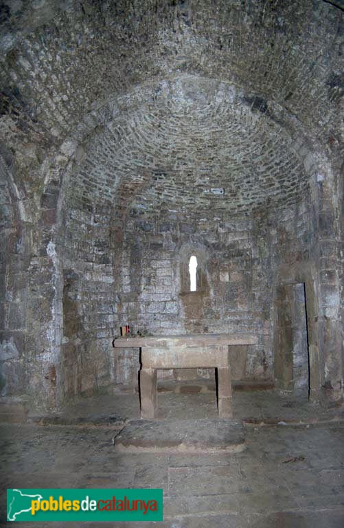 Tagamanent - Sant Cebrià de la Móra (Foto: Germà Garcia -Arxiu Fotogràfic Centre Excursionista de Catalunya-, 2000) Tagamanent - Sant Cebrià de la Móra