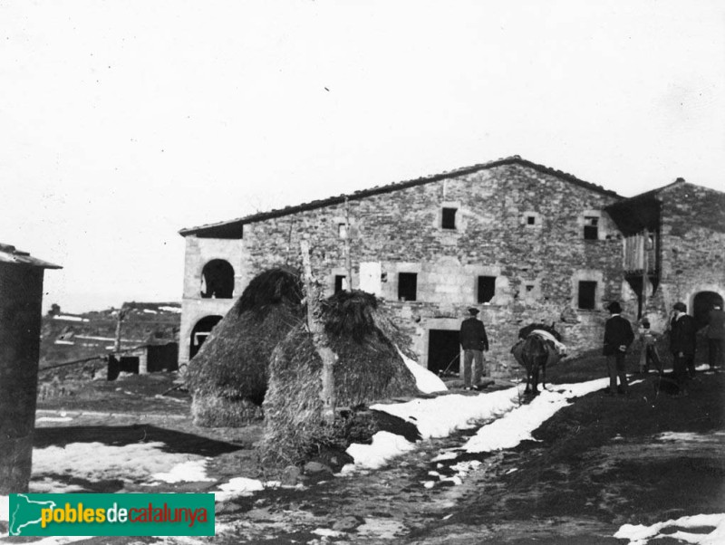 Tagamanent - L'Agustí (Foto: Cèsar August Torras -Arxiu Fotogràfic Centre Excursionista de Catalunya-, inicis segle XX) Tagamanent - L'Agustí
