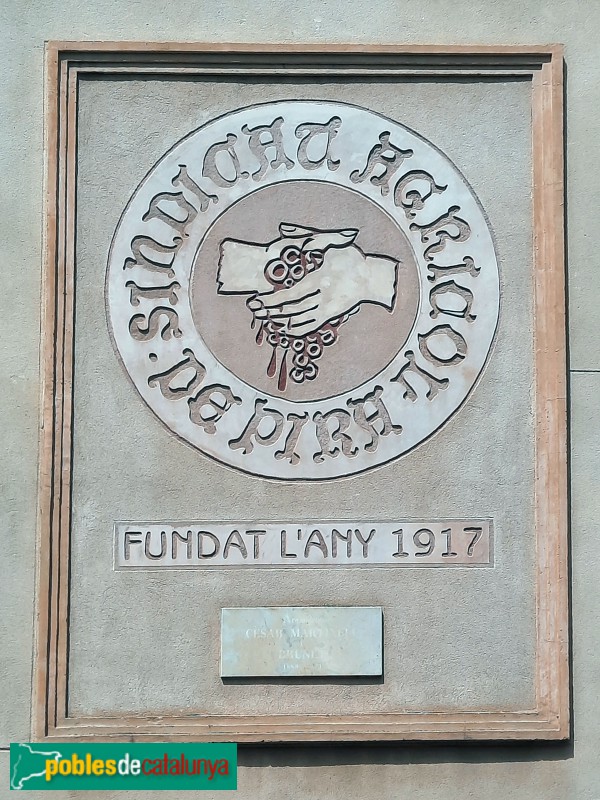 Pira - Celler del Sindicat Agrícola (Foto: Vicent Miralles, 2023) Pira - Celler del Sindicat Agrícola