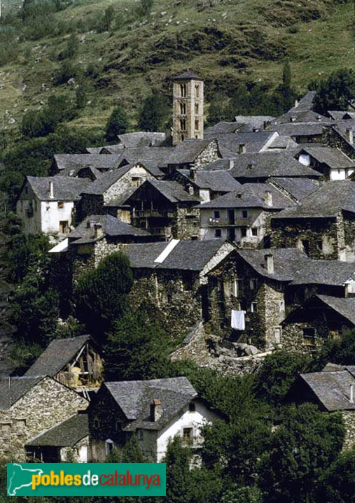 Taüll (Foto: <i>Camil José Guiu -Arxiu Fotogràfic Centre Excursionista de Catalunya-</i>, 1971) Taüll