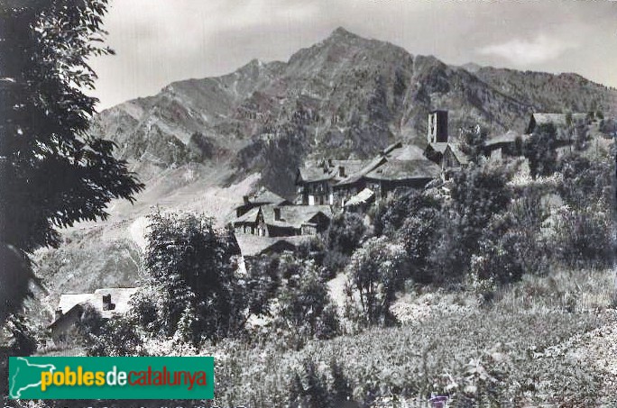 Panoràmica de Taüll. Postal antiga Panoràmica de Taüll. Postal antiga