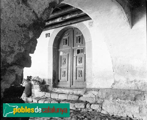 Boí - Església de Sant Joan de Boí (Foto: <i>Albert Oliveras -Arxiu Fotogràfic Centre Excursionista de Catalunya-</i>, 1927) Boí - Església de Sant Joan de Boí