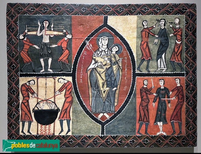 Durro - Frontal d'altar de Sant Quirc (MNAC) (Foto: Albert Esteves, 2023) Durro - Frontal d'altar de Sant Quirc (MNAC)