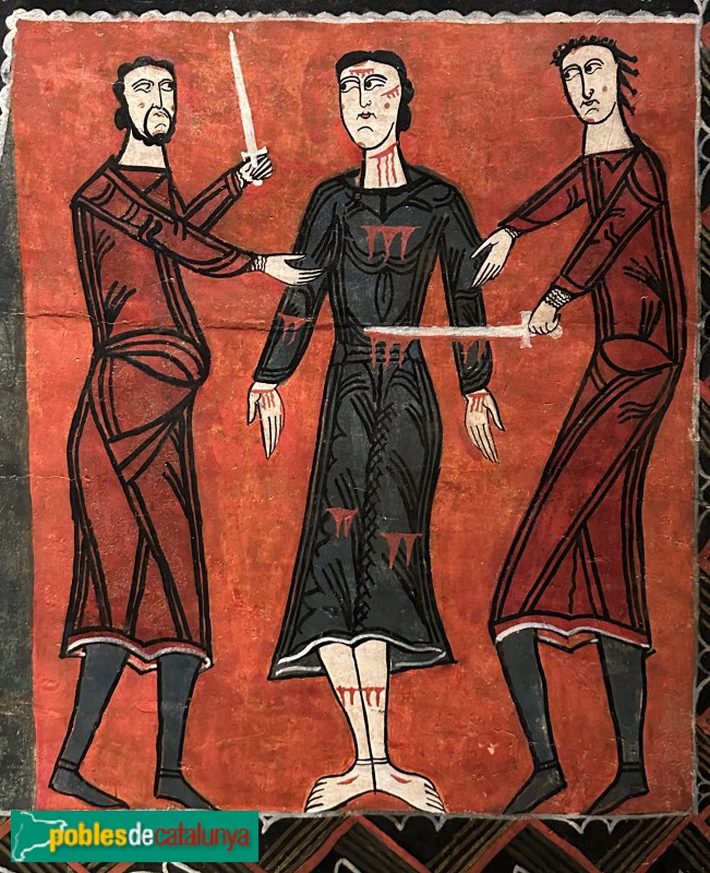 Durro - Frontal d'altar de Sant Quirc (MNAC) (Foto: Albert Esteves, 2023) Durro - Frontal d'altar de Sant Quirc (MNAC)