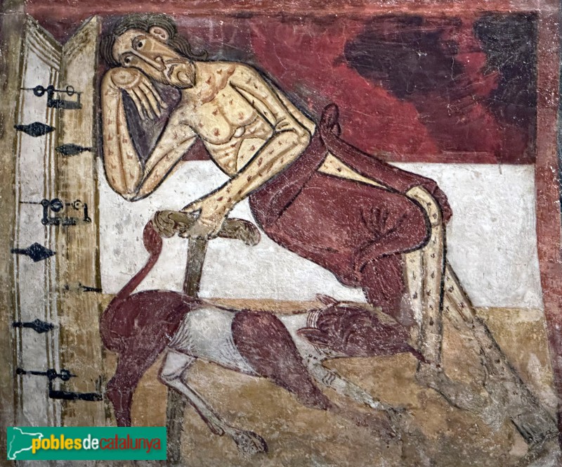 Taüll - Església de Sant Climent. Pintures de l'absis major (MNAC) (Foto: Albert Esteves, 2023) Taüll - Església de Sant Climent. Pintures de l'absis major (MNAC)