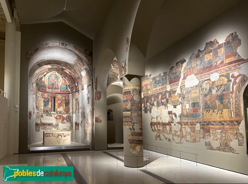 Taüll - Església de Santa Maria. Pintures (MNAC) (Foto: Albert Esteves, 2023) Taüll - Església de Santa Maria. Pintures (MNAC)