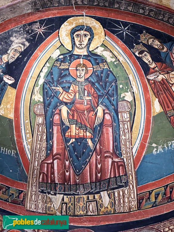 Taüll - Església de Santa Maria. Pintures (MNAC) (Foto: Albert Esteves, 2023) Taüll - Església de Santa Maria. Pintures (MNAC)