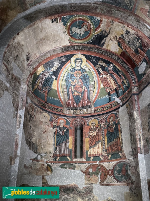 Taüll - Església de Santa Maria. Pintures (MNAC) (Foto: Albert Esteves, 2023) Taüll - Església de Santa Maria. Pintures (MNAC)