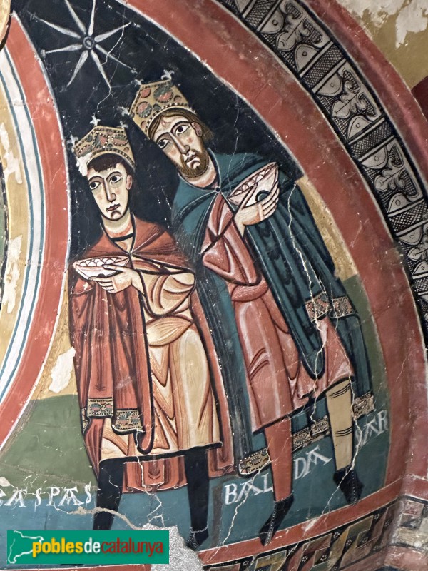 Taüll - Església de Santa Maria. Pintures (MNAC) (Foto: Albert Esteves, 2023) Taüll - Església de Santa Maria. Pintures (MNAC)