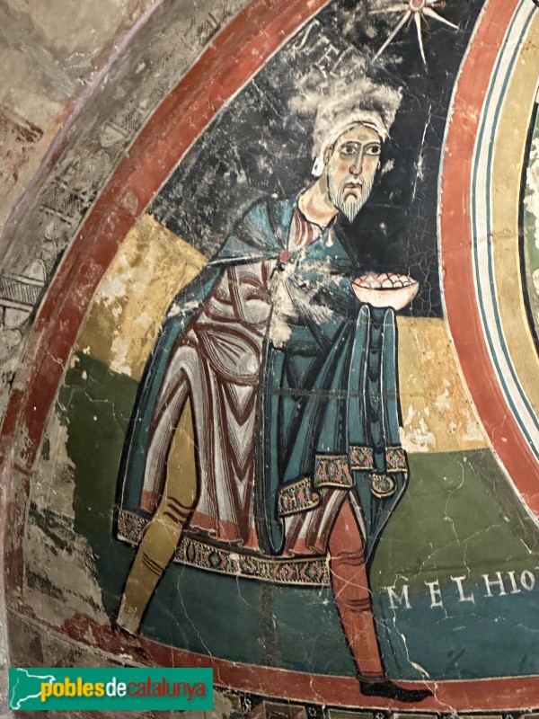 Taüll - Església de Santa Maria. Pintures (MNAC) (Foto: Albert Esteves, 2023) Taüll - Església de Santa Maria. Pintures (MNAC)