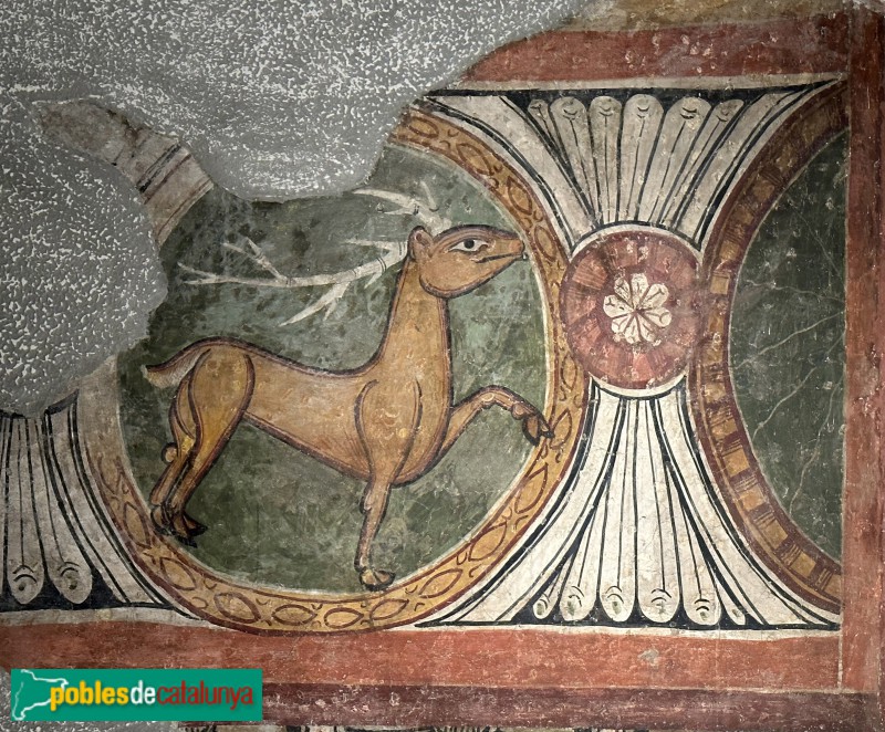 Taüll - Església de Santa Maria. Pintures (MNAC) (Foto: Albert Esteves, 2023) Taüll - Església de Santa Maria. Pintures (MNAC)