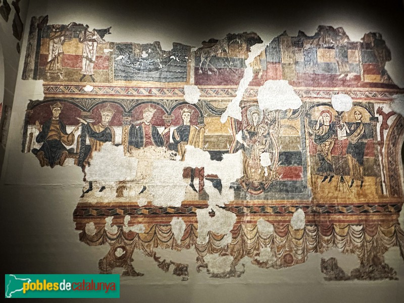Taüll - Església de Santa Maria. Pintures (MNAC) (Foto: Albert Esteves, 2023) Taüll - Església de Santa Maria. Pintures (MNAC)