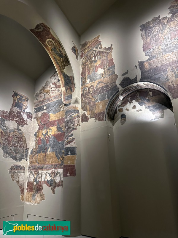 Taüll - Església de Santa Maria. Pintures (MNAC) (Foto: Albert Esteves, 2023) Taüll - Església de Santa Maria. Pintures (MNAC)