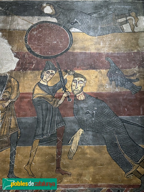 Taüll - Església de Santa Maria. Pintures (MNAC) (Foto: Albert Esteves, 2023) Taüll - Església de Santa Maria. Pintures (MNAC)