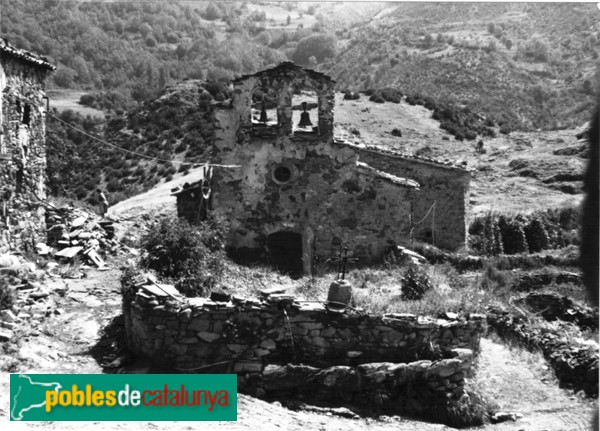 Santa Eulàlia de Peranera (Foto: <i>J.A.Corbella - J. Salvadó -calaix.gencat.cat-</i>, 1985) Santa Eulàlia de Peranera