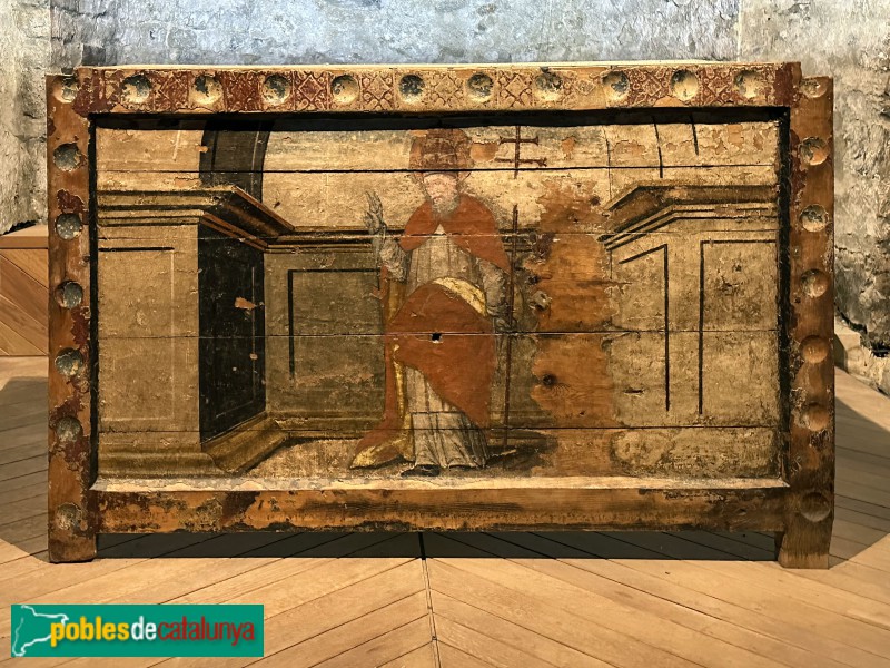 Taüll - Església de Sant Climent de Taüll. Frontal d'altar (Foto: Albert Esteves, 2023) Taüll - Església de Sant Climent de Taüll. Frontal d'altar