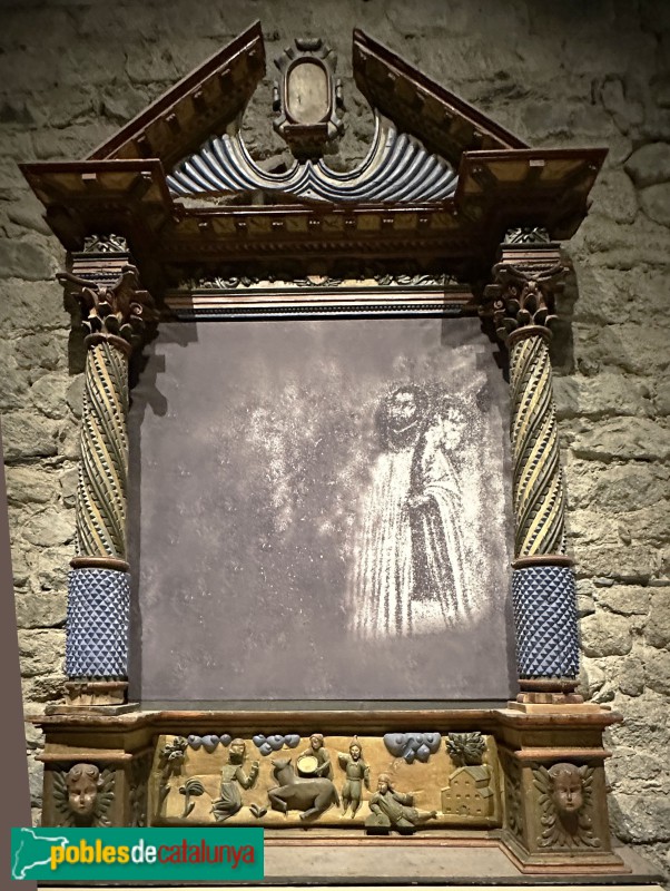 Taüll - Església de Sant Climent de Taüll. Retaule de Sant Antoni de Pàdua (Foto: Albert Esteves, 2023) Taüll - Església de Sant Climent de Taüll. Retaule de Sant Antoni de Pàdua