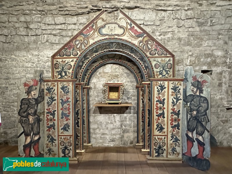 Erill la Vall - Església de Santa Eulàlia. Monument de Setmana Santa (Foto: Albert Esteves, 2023) Erill la Vall - Església de Santa Eulàlia. Monument de Setmana Santa