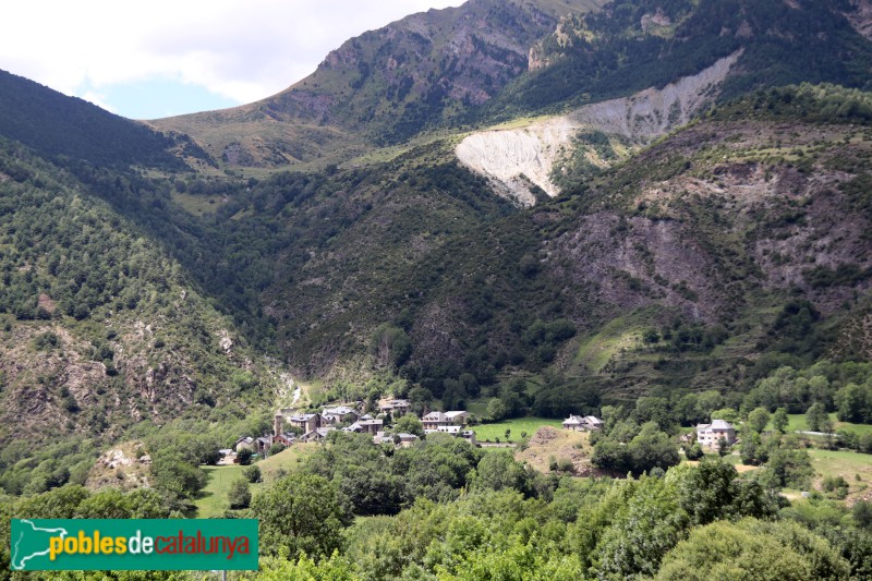 Panoràmica d'Erill la Vall