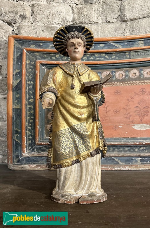 Barruera - Església de Sant Feliu. Imatge barroca de Sant Feliu (Foto: Albert Esteves, 2023) Barruera - Església de Sant Feliu. Imatge barroca de Sant Feliu