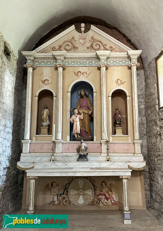 Barruera - Església de Sant Feliu. Retaule de Sant Josep (segle XX) (Foto: Albert Esteves, 2023) Barruera - Església de Sant Feliu. Retaule de Sant Josep (segle XX)
