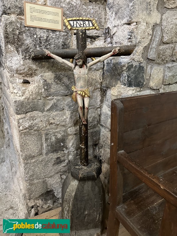 Barruera - Església de Sant Feliu. Sant Crist barroc (Foto: Albert Esteves, 2023) Barruera - Església de Sant Feliu. Sant Crist barroc