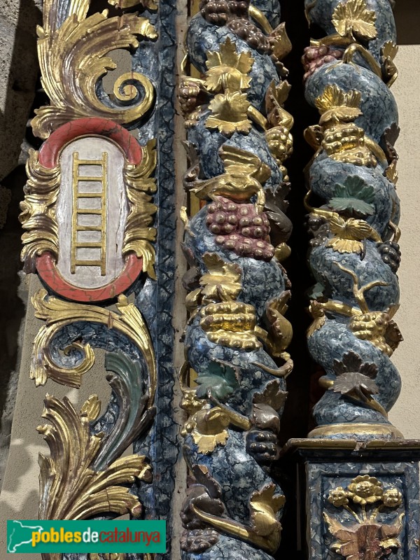 Durro - Església de la Nativitat de la Mare de Déu. Retaule del Sant Crist (1732) (Foto: Albert Esteves, 2023) Durro - Església de la Nativitat de la Mare de Déu. Retaule del Sant Crist (1732)