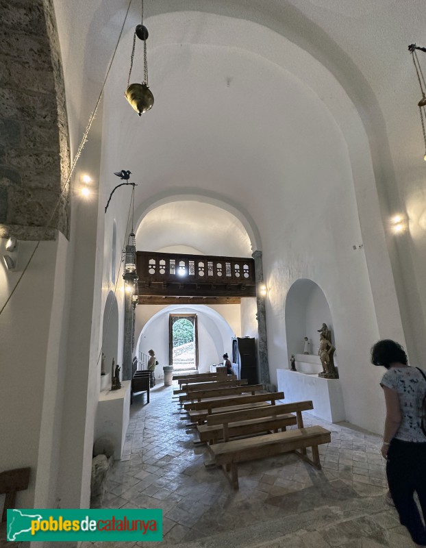 Cóll - Església de Santa Maria. Interior