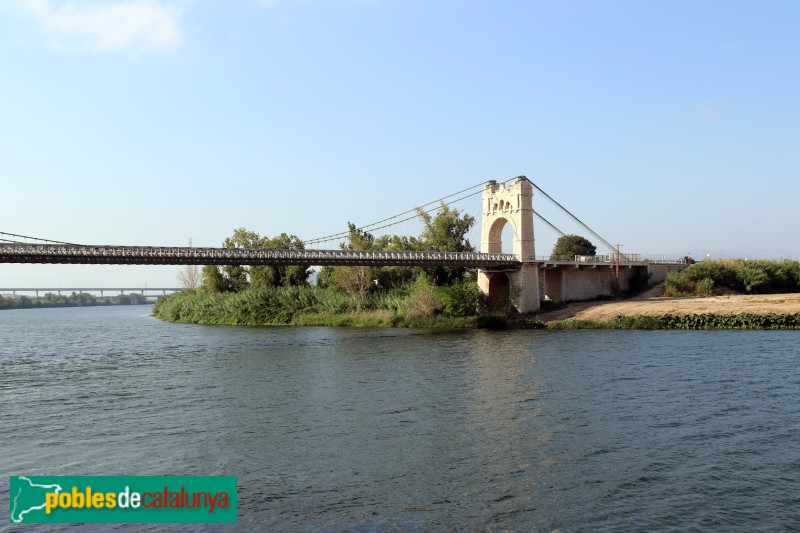 Amposta - Pont penjant (Foto: Albert Esteves, 2023) Amposta - Pont penjant