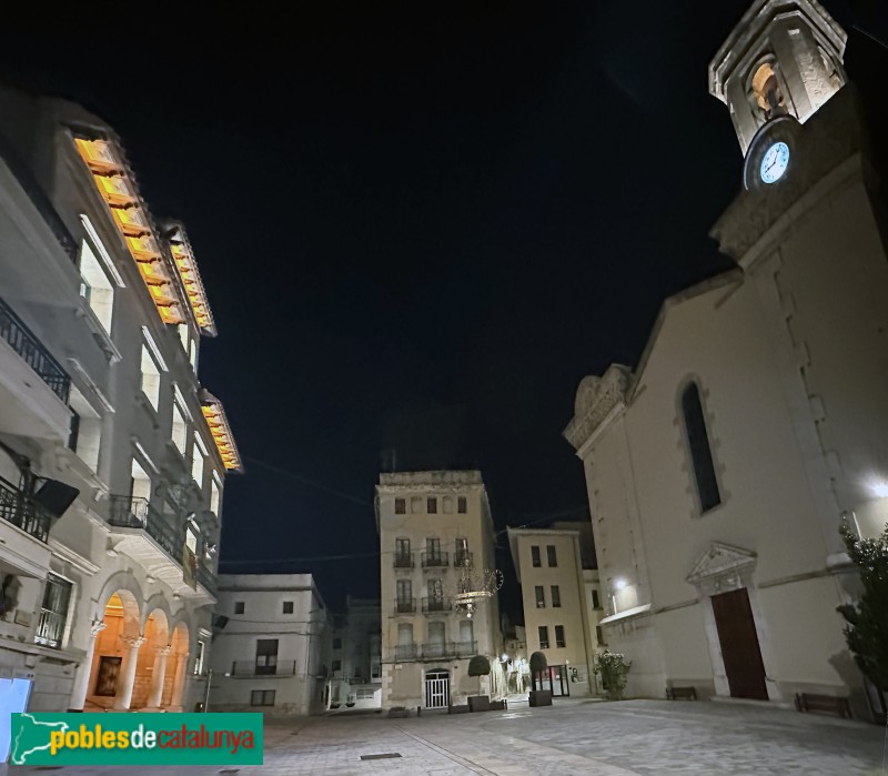 Amposta - Plaça Major (Foto: Albert Esteves, 2023) Amposta - Plaça Major